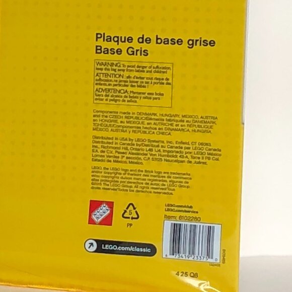 Lego Brand New Classic Gray Building Baseplate 10701 - Picture 6 of 7